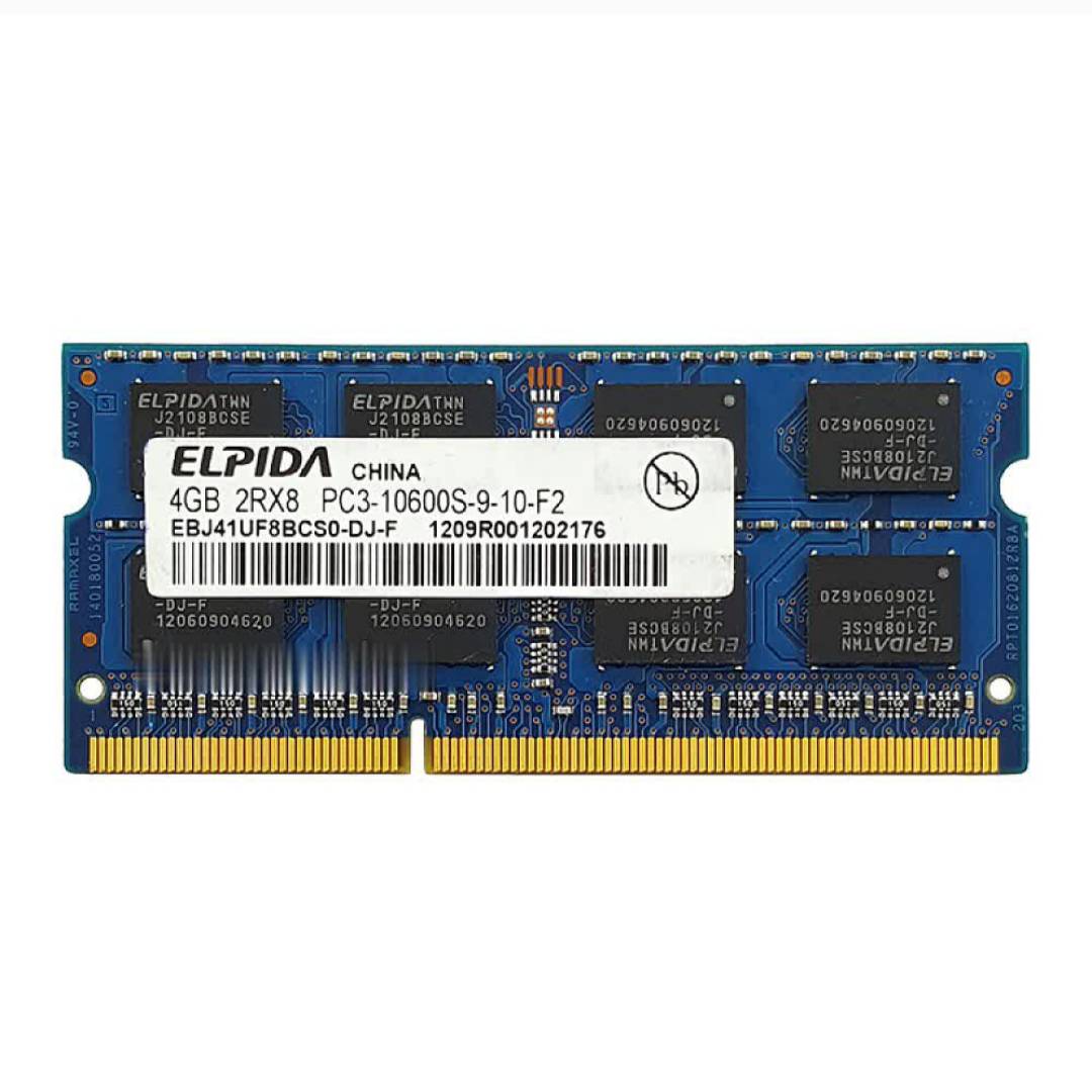 رم لپ تاپ 4 گیگ Elpida DDR3-1333-10600 MHZ 1.5V
