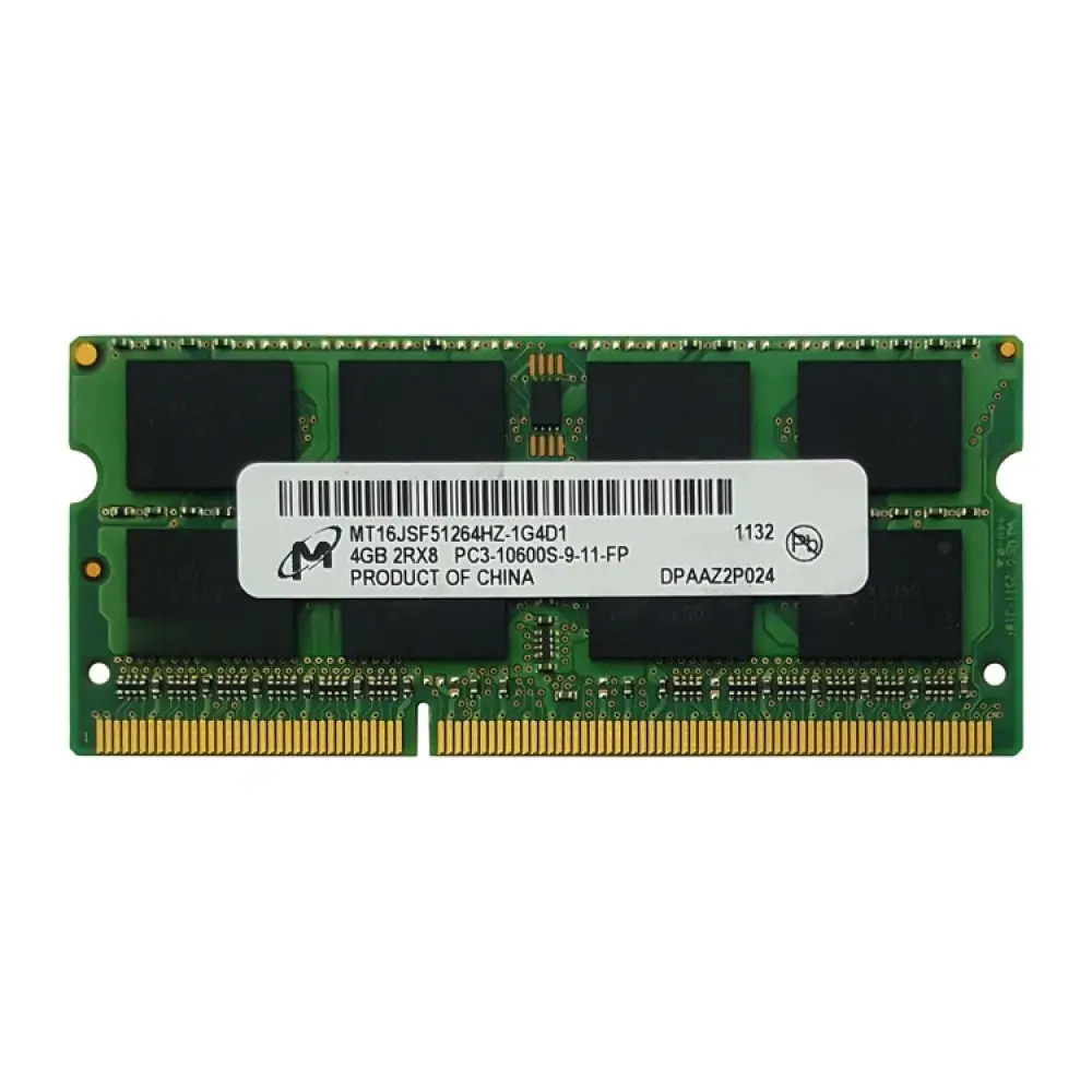 رم لپ تاپ 4 گیگ Micron Technology DDR3-1333-10600 MHZ 1.5V