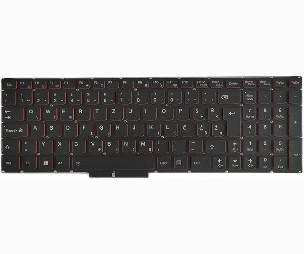 کیبرد لپ تاپ لنوو Keyboard Laptop Y50-70 With Back Light Red Lenovo