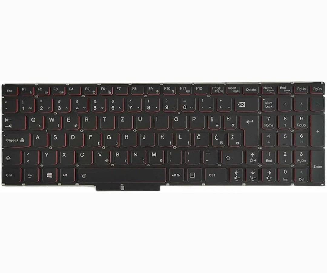 کیبرد لپ تاپ لنوو Keyboard Laptop Y50-70 With Back Light Red Lenovo
