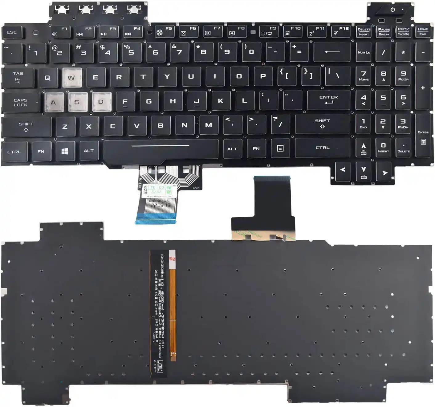 کیبرد لپ تاپ ایسوس Keyboard Laptop FX504 ASUS