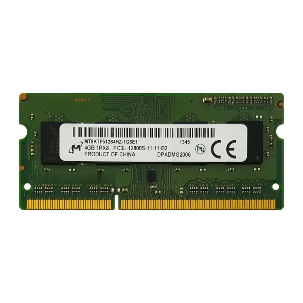 رم لپ تاپ 4 گیگ Micron Technology DDR3-PC3L-1600-12800 MHZ 1.35V