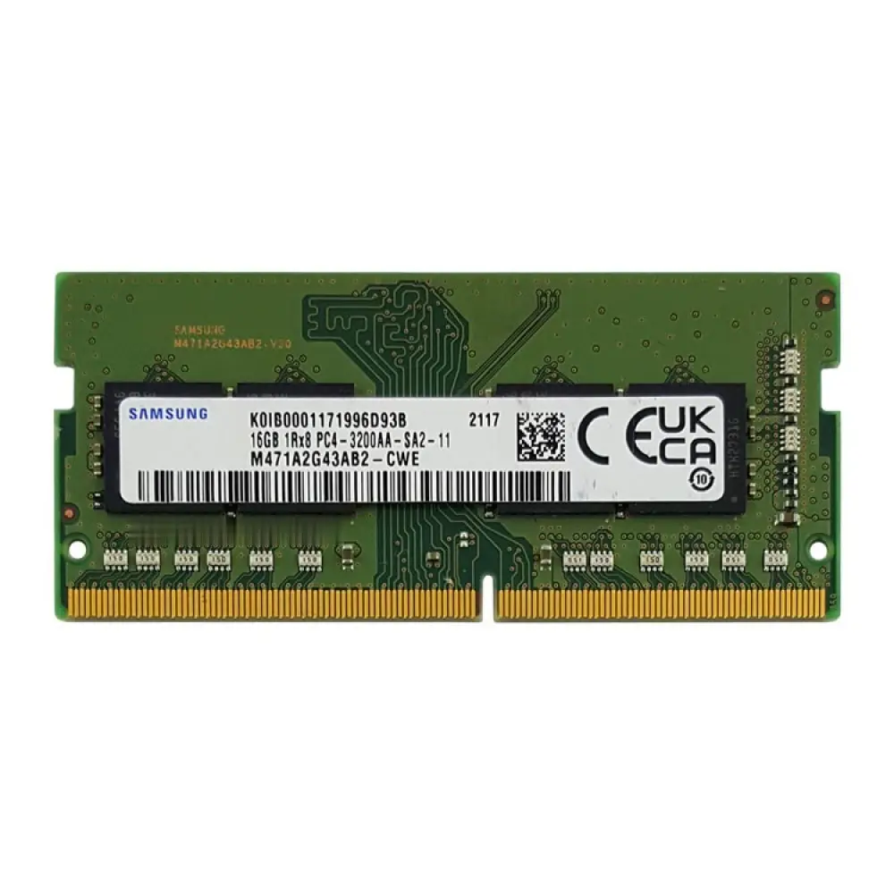 رم لپ تاپ 16 گیگ سامسونگ DDR4-3200 MHZ 1.2V