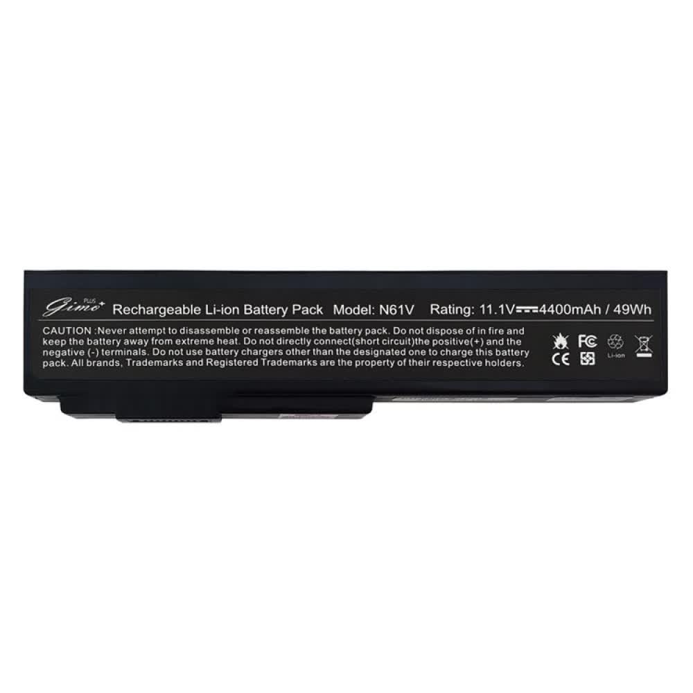 باتری لپ تاپ ایسوس Battery Asus A32-N61-6Cell   مشکی-49 وات ساعت