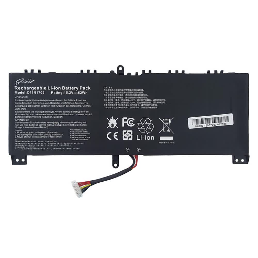 باتری لپ تاپ ایسوس ROG Strix GL503V-GL503VS_C41N1709_ مشکی داخلی-62 وات ساعت