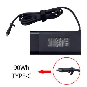 آداپتور لپ تاپ اچ پی 20V 4.5A Slim_Type C